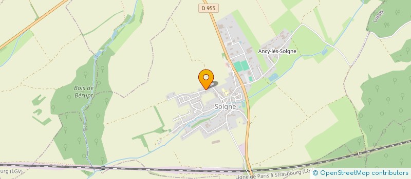 localisation de l'entreprise SCI LAUBERTEAUX  SOLGNE