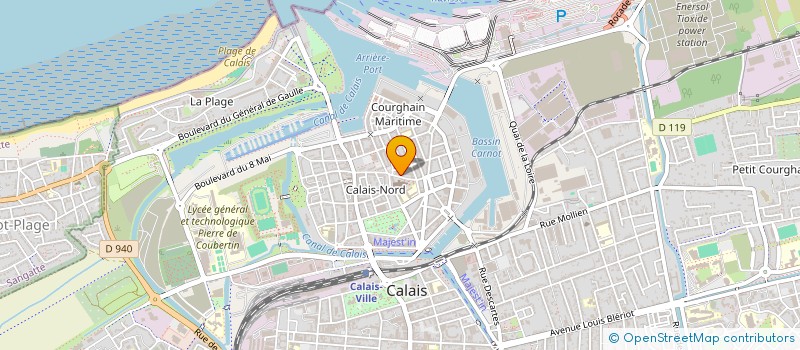 localisation de l'entreprise SCI LAUBIN  CALAIS