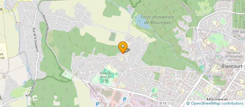 localisation de l'entreprise SCI LAUBRADAV  MAUREPAS