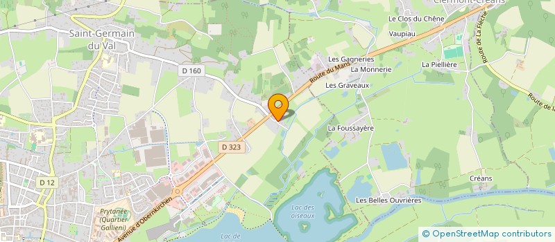 localisation de l'entreprise SCI LAUBRAN  LA FLECHE