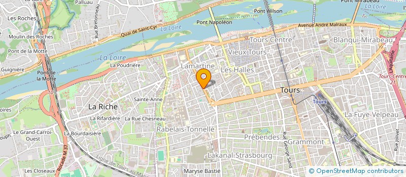 localisation de l'entreprise SCI LAUBRI  TOURS