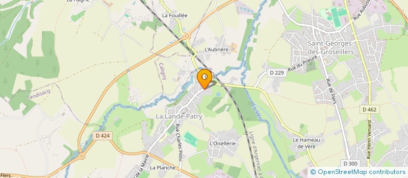 localisation de l'entreprise SCI LAUBRIERE à LA LANDE-PATRY