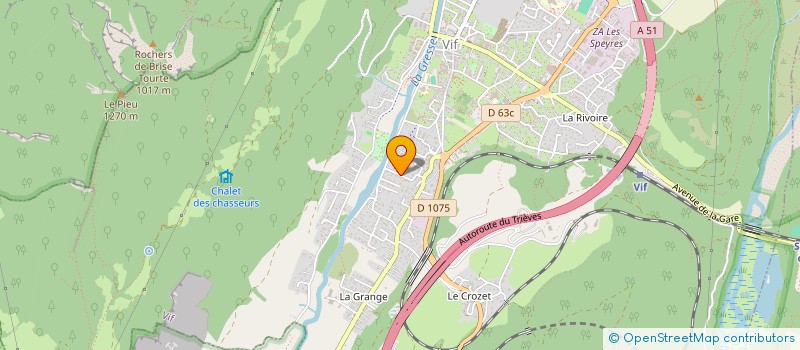 localisation de l'entreprise SCI LAUBRU  VIF