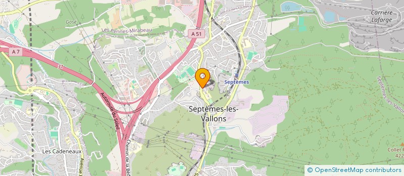 localisation de l'entreprise SCI LAUCA à SEPTEMES-LES-VALLONS