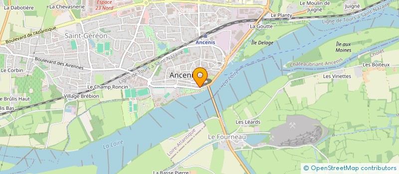 localisation de l'entreprise SCI LAUCASIMART  ANCENIS-SAINT-GEREON