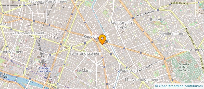 localisation de l'entreprise SCI LAUCE  PARIS