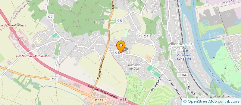 localisation de l'entreprise SCI LAUCEAN  VILLENNES-SUR-SEINE