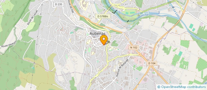 localisation de l'entreprise SCI LAUCEMA à AUBENAS