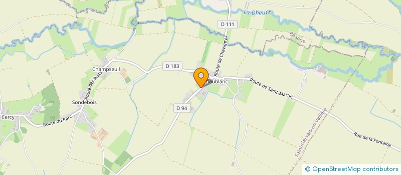 localisation de l'entreprise SCI LAUCHERE  SAINT-GERVAIS-EN-VALLIERE