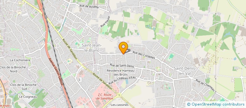 localisation de l'entreprise SCI LAUCHRINA  SAINT-DENIS-EN-VAL