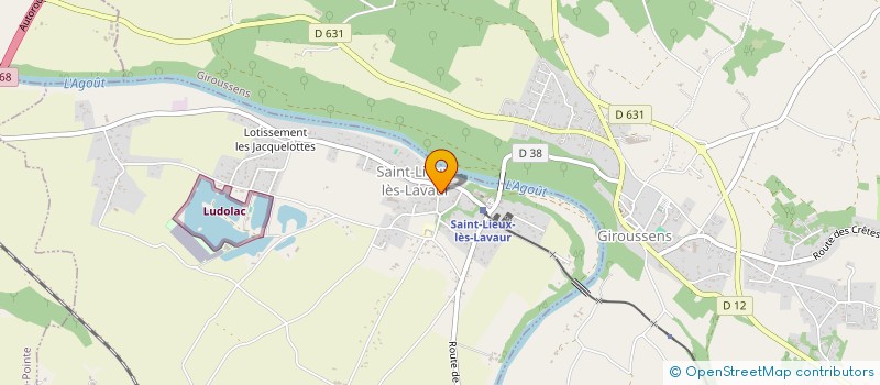 localisation de l'entreprise SCI LAUCHRIS  SAINT-LIEUX-LES-LAVAUR