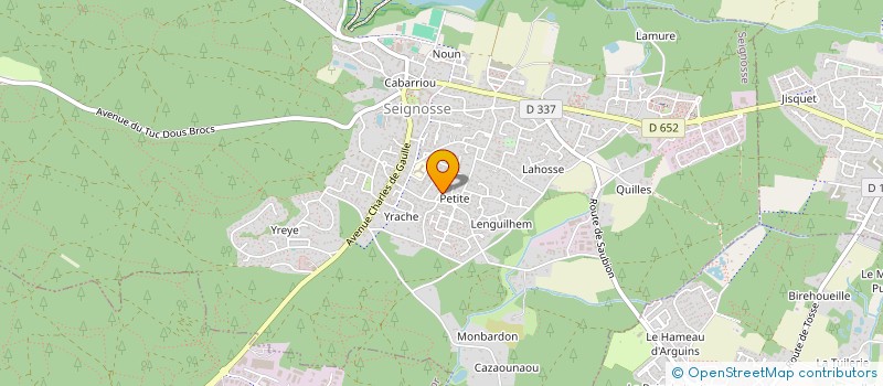 localisation de l'entreprise SCI LAUCO  SEIGNOSSE