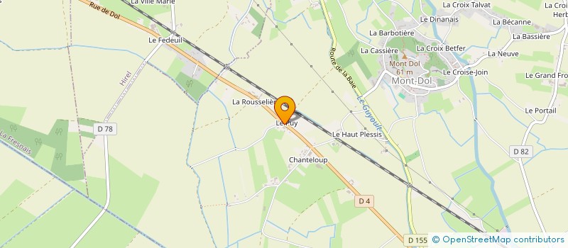 localisation de l'entreprise SCI LAUCRIDO  MONT-DOL