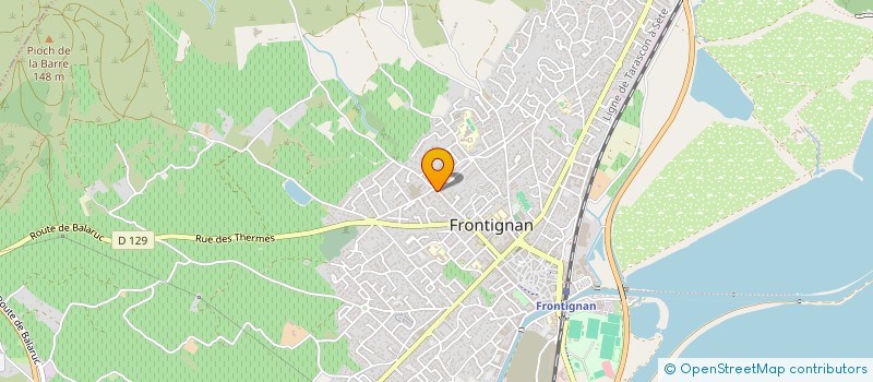 localisation de l'entreprise SCI LAUCY à FRONTIGNAN