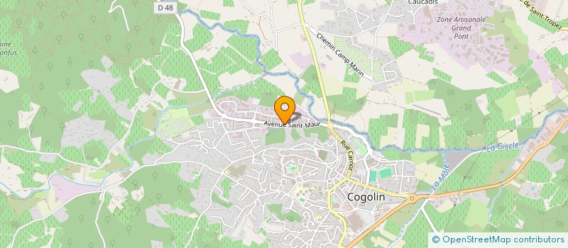 localisation de l'entreprise SCI LAUDDY à GRIMAUD