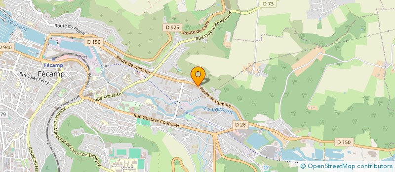 localisation de l'entreprise SCI LAUDE  FECAMP