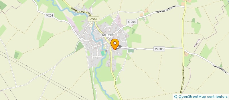 localisation de l'entreprise SCI LAUDE PLICHON  HAUSSY