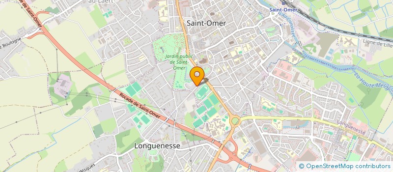 localisation de l'entreprise SCI LAUDEBA  SAINT-OMER