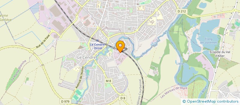 localisation de l'entreprise SCI LAUDEL  LE CENDRE