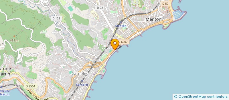 localisation de l'entreprise SCI LAUDEL à MENTON