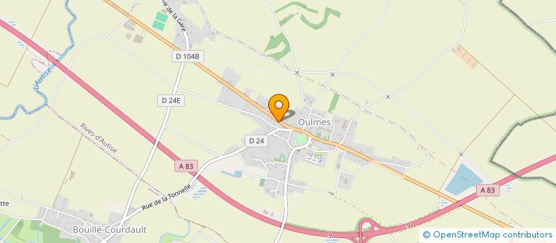 localisation de l'entreprise SCI LAUDEL  RIVES-D'AUTISE