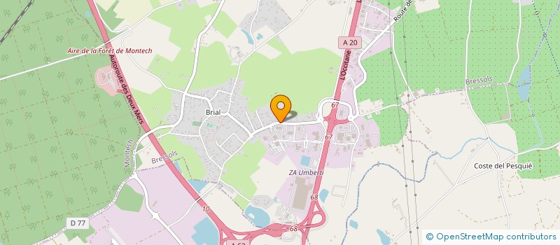 localisation de l'entreprise SCI LAUDIE  BRESSOLS