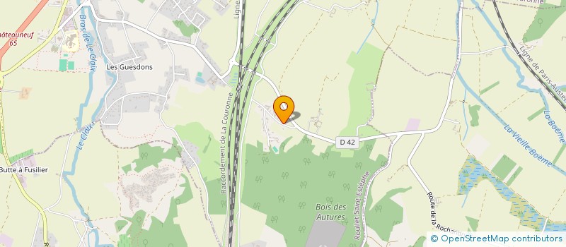 localisation de l'entreprise SCI LAUDRIE  ROULLET-SAINT-ESTEPHE