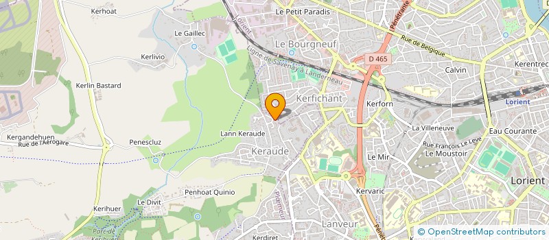 localisation de l'entreprise SCI LAUDRIN à PLOEMEUR