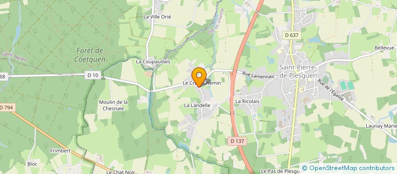 localisation de l'entreprise SCI LAUDYL  MESNIL-ROC'H