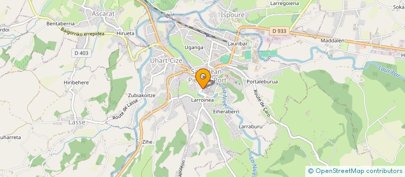 localisation de l'entreprise SCI LAUENA  UHART-CIZE