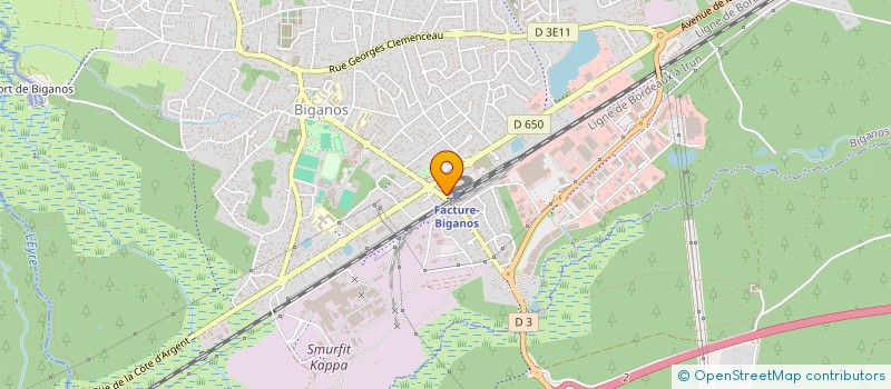 localisation de l'entreprise SCI LAUETPAT  BIGANOS