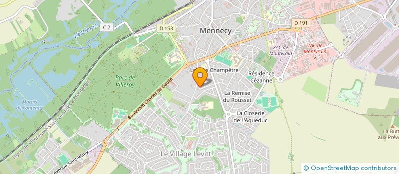 localisation de l'entreprise SCI LAUFMAN  MENNECY