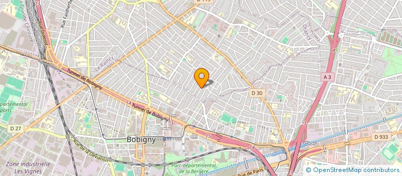 localisation de l'entreprise SCI LAUGA  DRANCY
