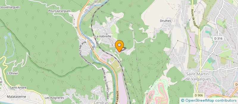 localisation de l'entreprise SCI LAUGAN  SAINT-MARTIN-DE-VALGALGUES
