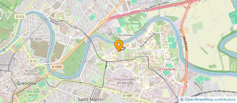 localisation de l'entreprise SCI LAUGE  SAINT-MARTIN-D'HERES