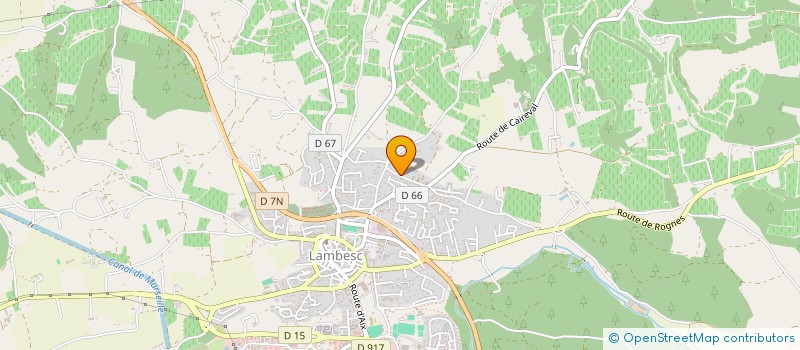 localisation de l'entreprise SCI LAUGEMASI  LAMBESC