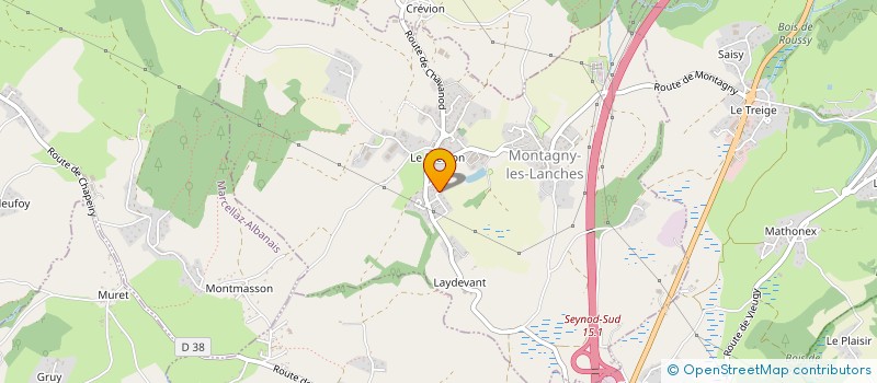 localisation de l'entreprise SCI LAUGER  MONTAGNY-LES-LANCHES