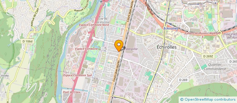 localisation de l'entreprise SCI LAUGERE  ECHIROLLES