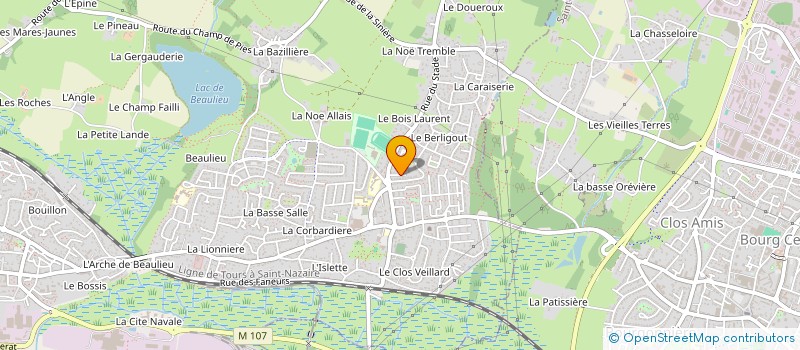 localisation de l'entreprise SCI LAUGIA à COUERON
