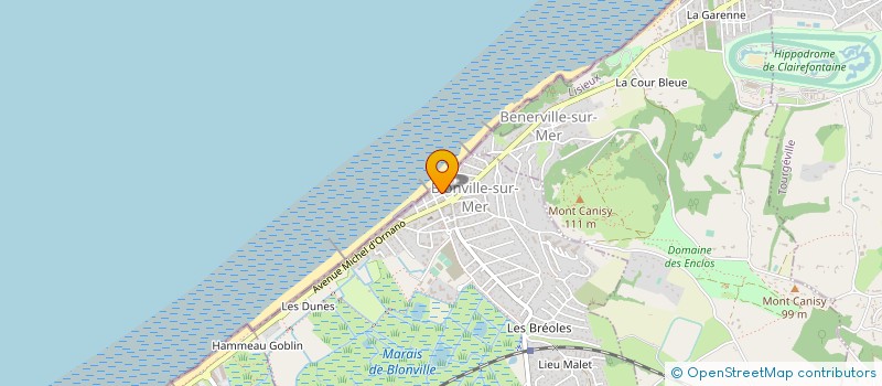 localisation de l'entreprise SCI LAUGIER à BLONVILLE-SUR-MER