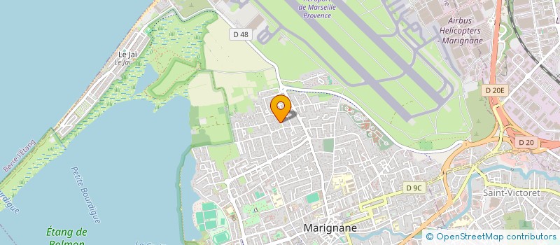 localisation de l'entreprise SCI LAUGIER  MARIGNANE