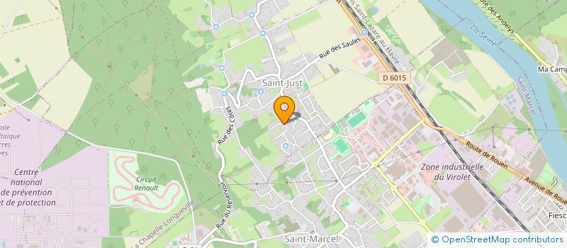 localisation de l'entreprise SCI LAUGIER-MOULINET  LA CHAPELLE-LONGUEVILLE