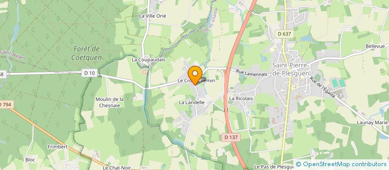 localisation de l'entreprise SCI LAUGIFRAK  MESNIL-ROC'H