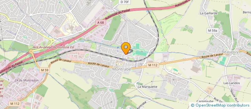 localisation de l'entreprise SCI LAUGIMED  MONTRABE