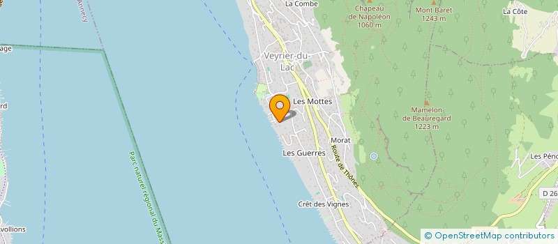 localisation de l'entreprise SCI LAUGUEIROUN LES MIMOSAS  VEYRIER-DU-LAC