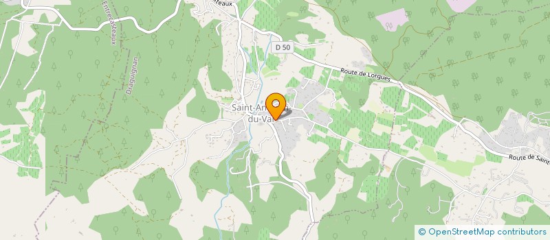 localisation de l'entreprise SCI LAUHEA SJ  ROQUEBRUNE-SUR-ARGENS