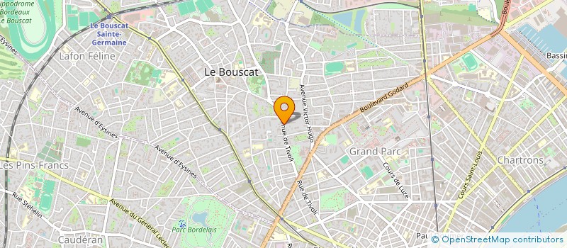 localisation de l'entreprise SCI LAUJE  LE BOUSCAT