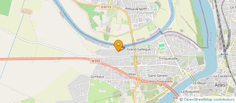 localisation de l'entreprise SCI LAUJE à ARLES