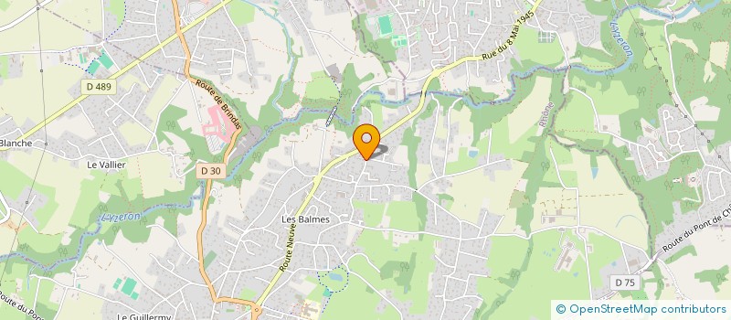 localisation de l'entreprise SCI LAUJE  BRINDAS