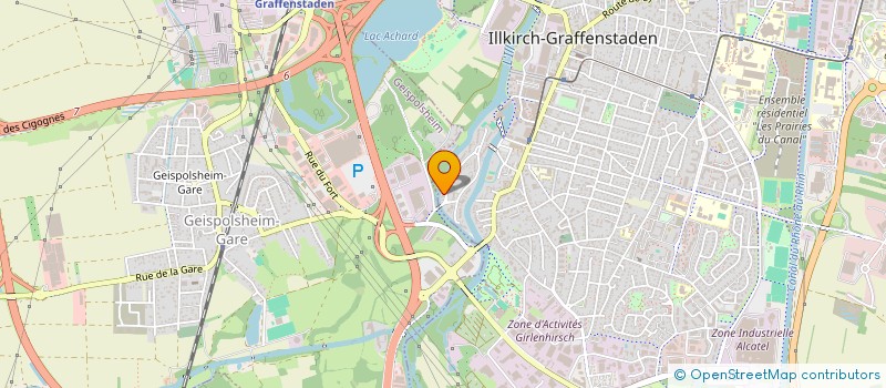 localisation de l'entreprise SCI LAUJE  HNHEIM